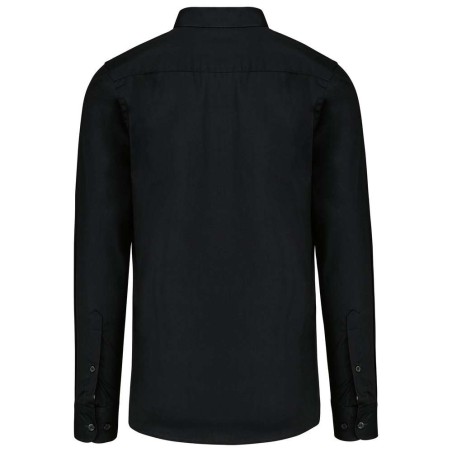 Chemise homme manches longues | K513 | Couleurs:Black  | KARIBAN | flocage broderie impression transfert  sérigraphie vêtement p