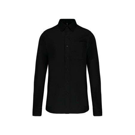 Chemise homme manches longues | K541 | Couleurs:Black  | KARIBAN - flocage-pro.com