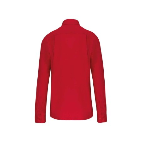 Chemise homme manches longues | K541 | Couleurs:Classic Red  | KARIBAN - flocage-pro.com