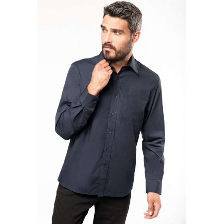 Chemise homme manches longues | K541 |   | KARIBAN - flocage-pro.com