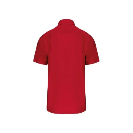 Chemise homme manches courtes | K543 | Couleurs:Classic Red  | KARIBAN | flocage broderie impression transfert  sérigraphie vête