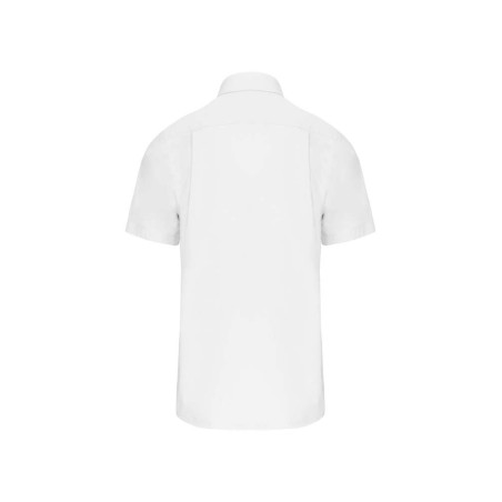 Chemise homme manches courtes | K543 | Couleurs:White  | KARIBAN | flocage broderie impression transfert  sérigraphie vêtement p