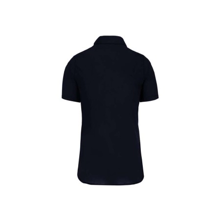 Chemise femme manches courtes | K544 | Couleurs:Navy  | KARIBAN | flocage broderie impression transfert  sérigraphie vêtement pe