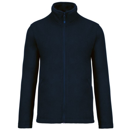 Veste polaire zippée unisexe K911 | K911 | Couleurs:Navy  | KARIBAN | flocage broderie impression transfert  sérigraphie vêtemen