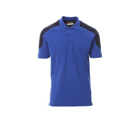 Polo de travail COMPANY bicolore | COMPANY | Couleurs:Royal Blue / Navy Blue  | PAYPER | flocage broderie impression transfert  