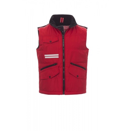 Bodywarmer unisexe de travail MIG 2.0 | MIG 2.0 | Couleurs:Red / Black  | PAYPER | flocage broderie impression transfert  sérigr