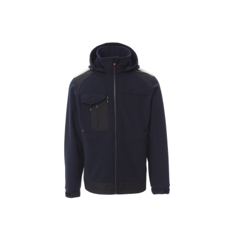 Veste de trravail SOFT-SHELL PERFORMER 2.0 | PERFORMER 2.0 | Couleurs:Navy Blue / Black  | PAYPER | flocage broderie impression 