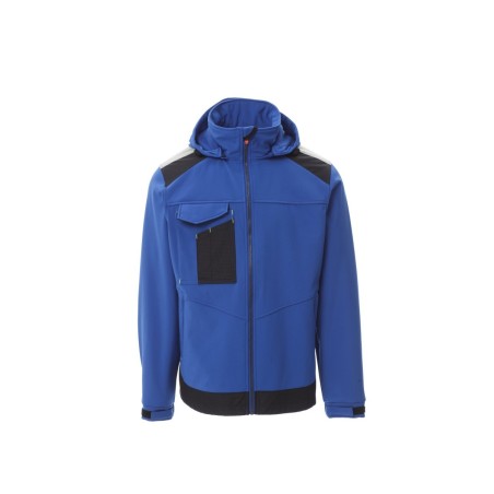 Veste de trravail SOFT-SHELL PERFORMER 2.0 | PERFORMER 2.0 | Couleurs:Royal Blue / Black  | PAYPER | flocage broderie impression