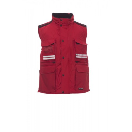 Bodywarmer de travail FLIGHT | FLIGHT | Couleurs:Red  | PAYPER | flocage broderie impression transfert  sérigraphie vêtement per