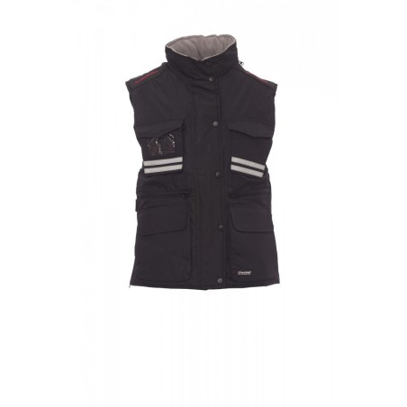 Bodywarmer de travail FLIGHT LADY | FLIGHT LADY | Couleurs:Black  | PAYPER | flocage broderie impression transfert  sérigraphie 