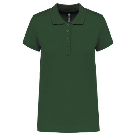 Polo piqué manches courtes femme | K255 | Couleurs:Forest Green  | KARIBAN | flocage broderie impression transfert  sérigraphie 