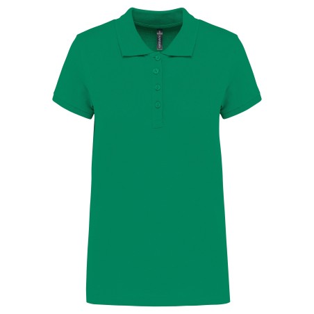 Polo piqué manches courtes femme | K255 | Couleurs:Kelly Green  | KARIBAN | flocage broderie impression transfert  sérigraphie v