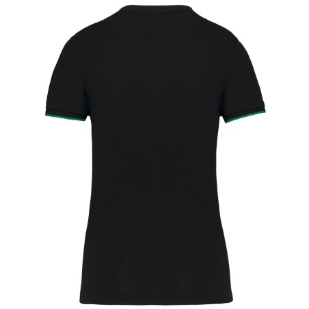 T-shirt DayToDay manches courtes femme | WK3021 | Couleurs:Black / Kelly Green  | WK. DESIGNED TO WORK | flocage broderie impres