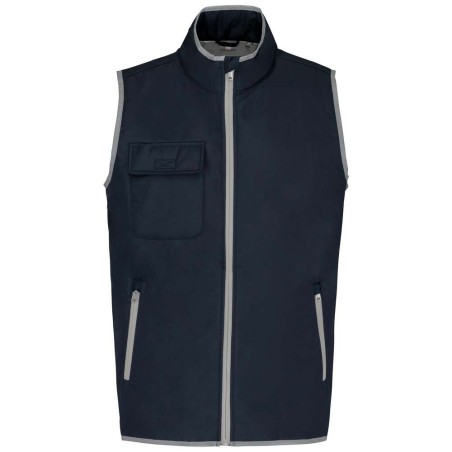 Bodywarmer thermique 4 couches unisexe | WK604 | Couleurs:Navy  | WK. DESIGNED TO WORK | flocage broderie impression transfert  