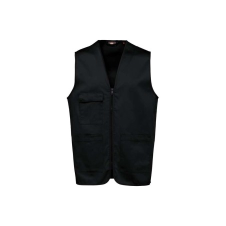 Gilet polycoton multipoches unisexe | WK608 | Couleurs:Black  | WK. DESIGNED TO WORK | flocage broderie impression transfert  sé