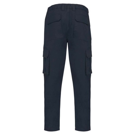 Pantalon multipoches écoresponsable homme | WK703 | Couleurs:Navy  | WK. DESIGNED TO WORK | flocage broderie impression transfer