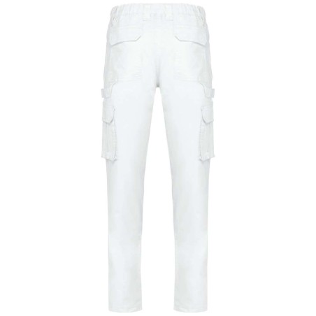 Pantalon multipoches écoresponsable homme | WK703 | Couleurs:White  | WK. DESIGNED TO WORK | flocage broderie impression transfe