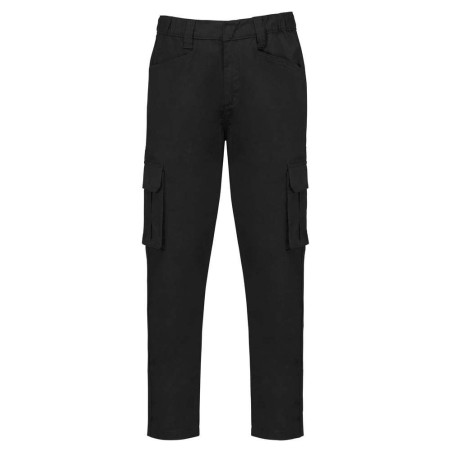 Pantalon multipoches écoresponsable homme | WK703 | Couleurs:Black  | WK. DESIGNED TO WORK | flocage broderie impression transfe