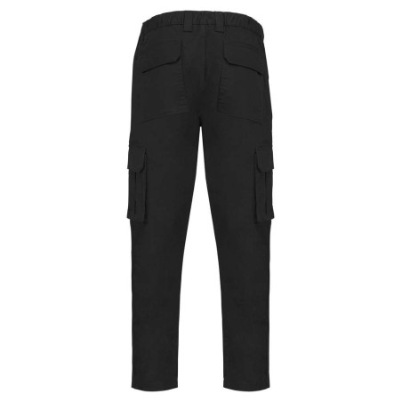 Pantalon multipoches écoresponsable homme | WK703 | Couleurs:Black  | WK. DESIGNED TO WORK | flocage broderie impression transfe