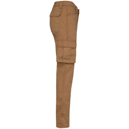 Pantalon multipoches écoresponsable homme | WK703 | Couleurs:Camel  | WK. DESIGNED TO WORK | flocage broderie impression transfe