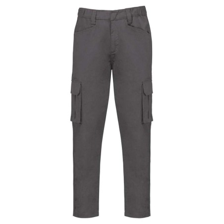 Pantalon multipoches écoresponsable homme | WK703 | Couleurs:Dark Grey  | WK. DESIGNED TO WORK | flocage broderie impression tra