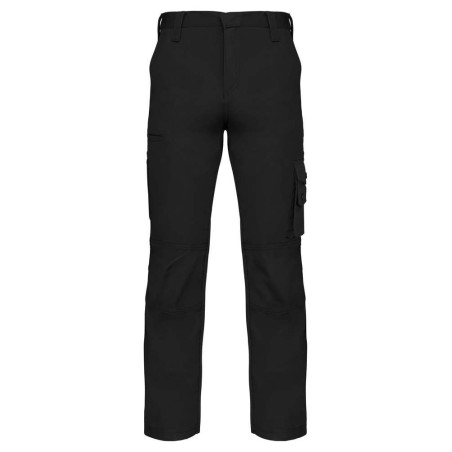 Pantalon de travail multipoches homme | WK795 | Couleurs:Black  | WK. DESIGNED TO WORK | flocage broderie impression transfert  