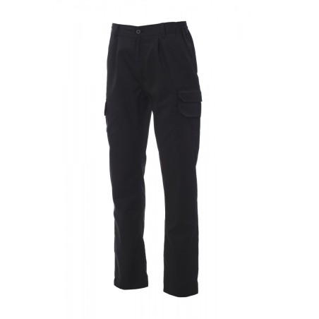 TROUSERS  TWILL 250/260GR | CARGO 2.0 | Couleurs:Black  | PAYPER | flocage broderie impression transfert  sérigraphie vêtement p