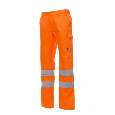 TROUSERS  TWILL 245/250GR | CHARTER | Couleurs:Fluorescent Orange  | PAYPER | flocage broderie impression transfert  sérigraphie