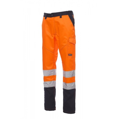 TROUSERS  TWILL 245/250GR | CHARTER | Couleurs:Fluorescent Orange  | PAYPER | flocage broderie impression transfert  sérigraphie