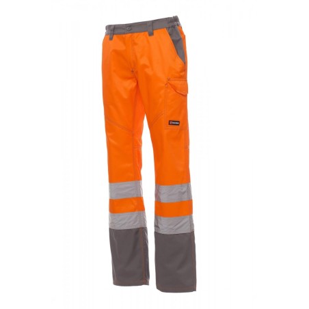 TROUSERS  TWILL 245/250GR | CHARTER | Couleurs:Fluorescent Orange  | PAYPER | flocage broderie impression transfert  sérigraphie