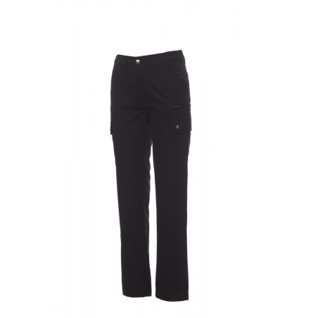 TROUSERS  COTON TWILL 210GR RIPSTOP | FOREST/SUMMER LADY | Couleurs:Black  | PAYPER | flocage broderie impression transfert  sér