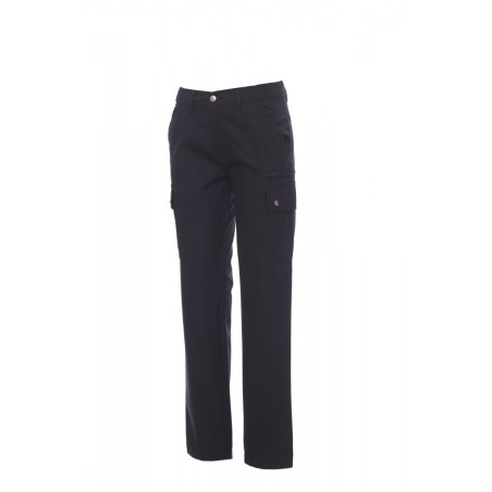 TROUSERS  COTON TWILL 210GR RIPSTOP | FOREST/SUMMER LADY | Couleurs:Navy Blue  | PAYPER | flocage broderie impression transfert 