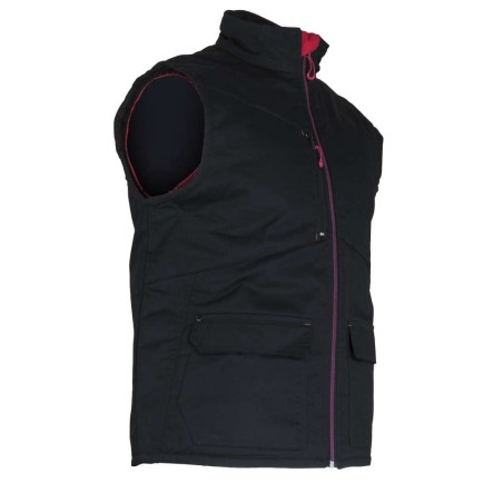 bodywarmer multipoches | LMA045 | Couleurs:Noir  | LMA | flocage broderie impression transfert  sérigraphie vêtement personnalis