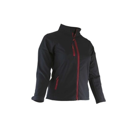 blouson polaire softshell zippé femme authentic | LMA067 | Couleurs:Noir  | LMA | flocage broderie impression transfert  sérigra