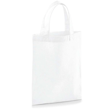 Cotton Party Bag For Life | WM103 | Couleurs:White Tailles:19 X 25 cm | Westford Mill | flocage broderie impression transfert  s