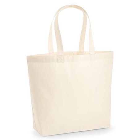 Premium Cotton Maxi Bag | WM225 | Couleurs:Natural Tailles:35 X 39 X 13,5 cm | Westford Mill | flocage broderie impression trans