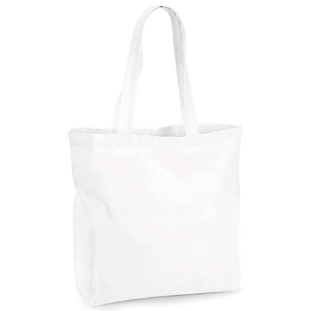 Organic Premium Cotton Maxi Bag | WM265 | Couleurs:White Tailles:35 X 39 X 13,5 cm | Westford Mill | flocage broderie impression