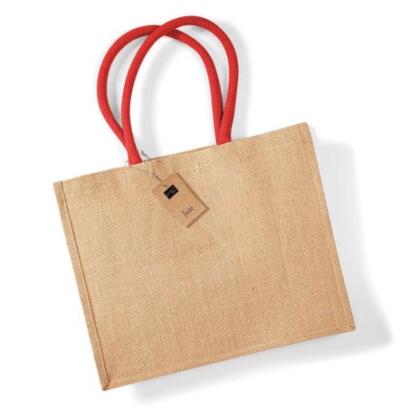 Jute Classic Shopper | WM407 |   | Westford Mill | flocage broderie impression transfert  sérigraphie vêtement personnalisation