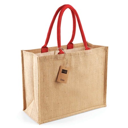 Jute Classic Shopper | WM407 |   | Westford Mill | flocage broderie impression transfert  sérigraphie vêtement personnalisation