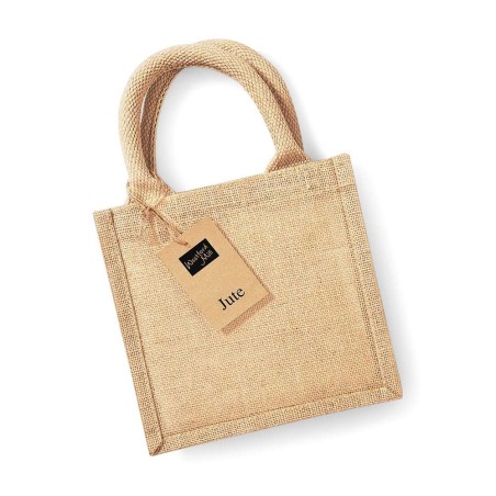 Jute Petite Gift Bag | WM411 |   | Westford Mill | flocage broderie impression transfert  sérigraphie vêtement personnalisation