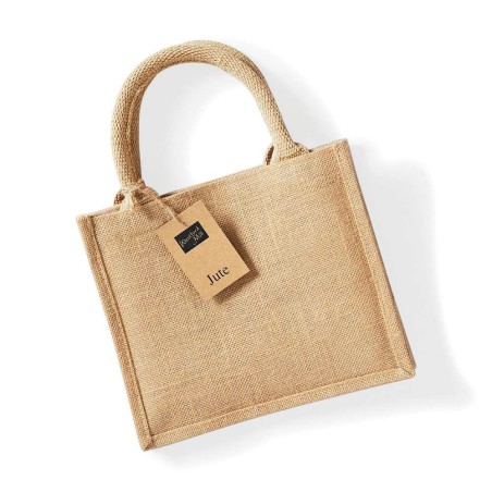 Jute Mini Gift Bag | WM412 |   | Westford Mill | flocage broderie impression transfert  sérigraphie vêtement personnalisation