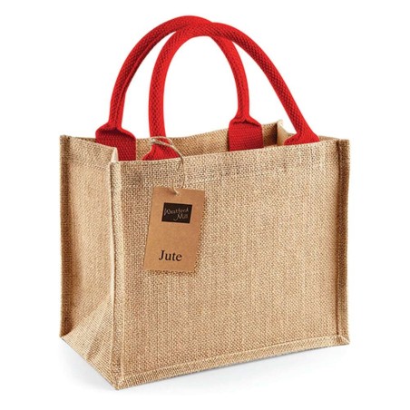 Jute Mini Gift Bag | WM412 |   | Westford Mill | flocage broderie impression transfert  sérigraphie vêtement personnalisation