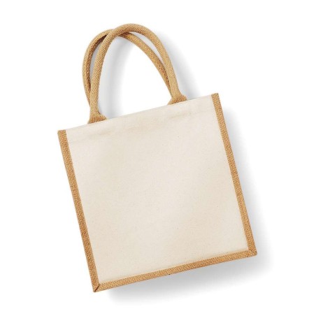 Printers Midi Jute Bag | WM421 |   | Westford Mill | flocage broderie impression transfert  sérigraphie vêtement personnalisatio