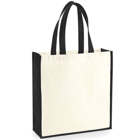 Gallery Canvas Bag | WM600 | Couleurs:Black Tailles:39 X 42 X 13 cm | Westford Mill | flocage broderie impression transfert  sér