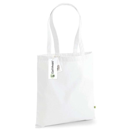 EarthAware® Organic Bag For Life | WM801 | Couleurs:White Tailles:38 X 42 cm | Westford Mill | flocage broderie impression trans