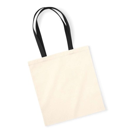 EarthAware® Organic Bag for Life - Contrast Handles | WM801C |   | Westford Mill | flocage broderie impression transfert  sérigr