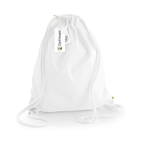 EarthAware® Organic Gymsac | WM810 | Couleurs:White Tailles:37 X 47 cm | Westford Mill | flocage broderie impression transfert  