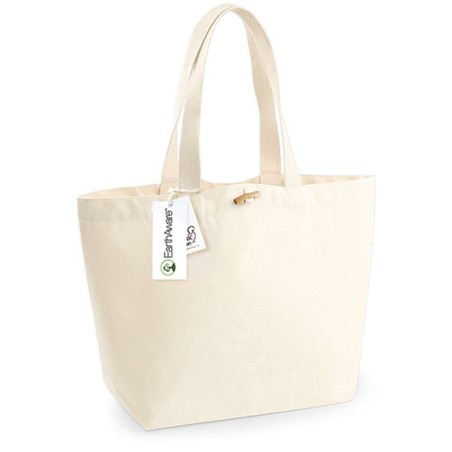 EarthAware® Organic Marina Bag | WM850 | Couleurs:Natural Tailles:34 X 34 X 17 cm | Westford Mill | flocage broderie impression 