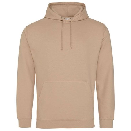 College Hoodie | JH001 | Couleurs:Nude  | Just Hoods | flocage broderie impression transfert  sérigraphie vêtement personnalisat