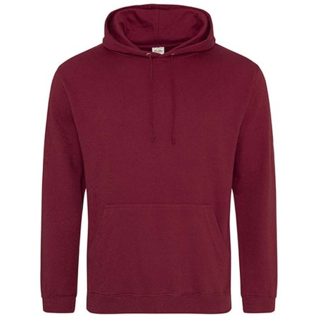 College Hoodie | JH001 | Couleurs:Burgundy  | Just Hoods | flocage broderie impression transfert  sérigraphie vêtement personnal